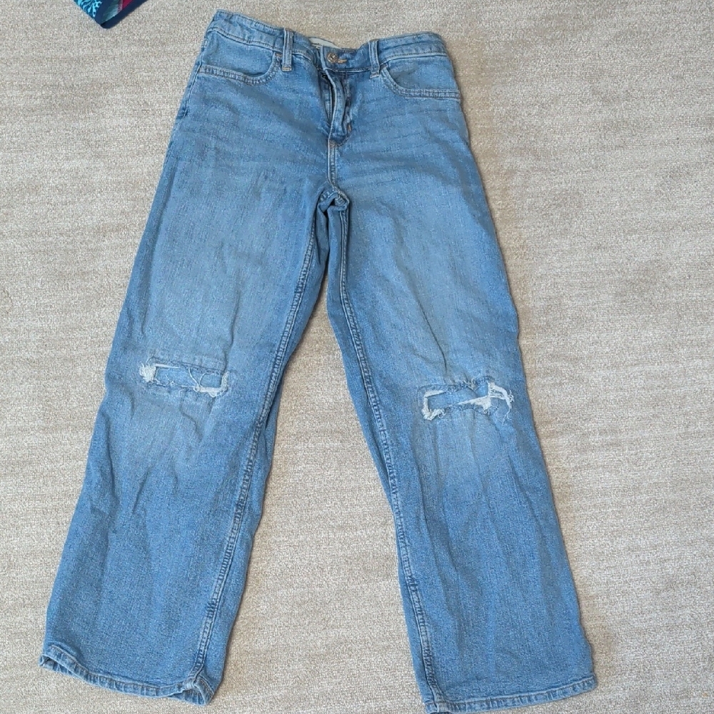 Abercrombie Kids Light Blue High Rise Jeans